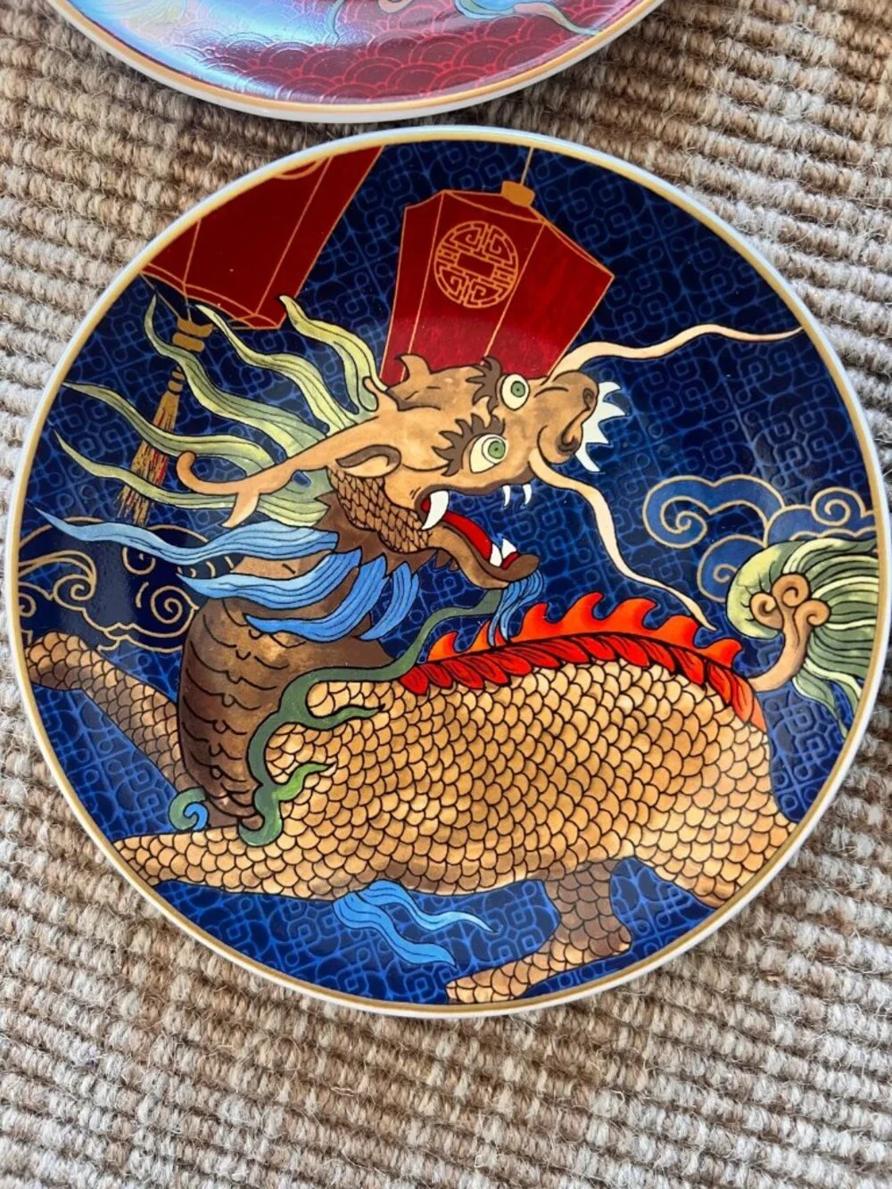 Brand New In Box Williams Sonoma Lunar New Year Appetizer Plates Set of 4